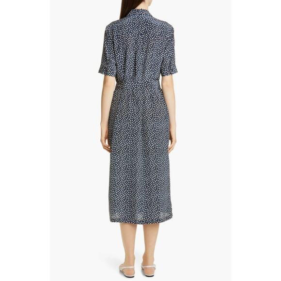 LAFAYETTE 148 Doha Silk Short-Sleeve Midi Belted Shirt Dress Nordstrom XL $748 - Picture 15 of 16